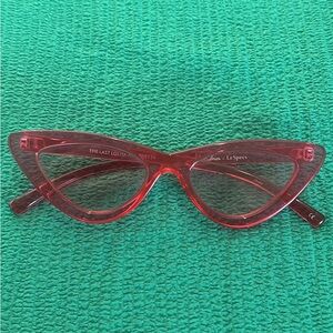 Le Specs Vibrant Red Cat-Eye Glasses